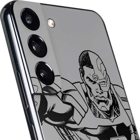 DC Comics Cyborg Comic Pop Galaxy S22 Skin